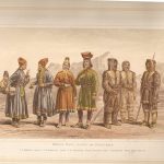 Cromolitografía Mongol Race